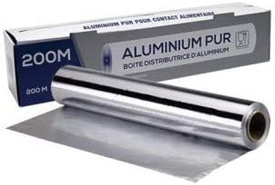 Aluminium pour contact alimentaire : le rouleau 200m x 45cm