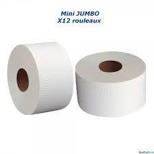 Papier toilette Mini Jumbo - 12 bobines WC 2 plis
