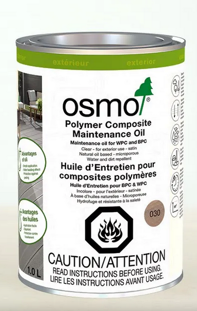 Osmo - Huile d'entretien pour Composites polymères - 030 - 1L