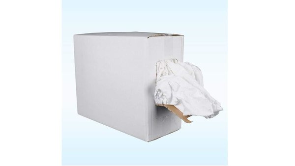 Chiffons blancs - carton de 10 kg